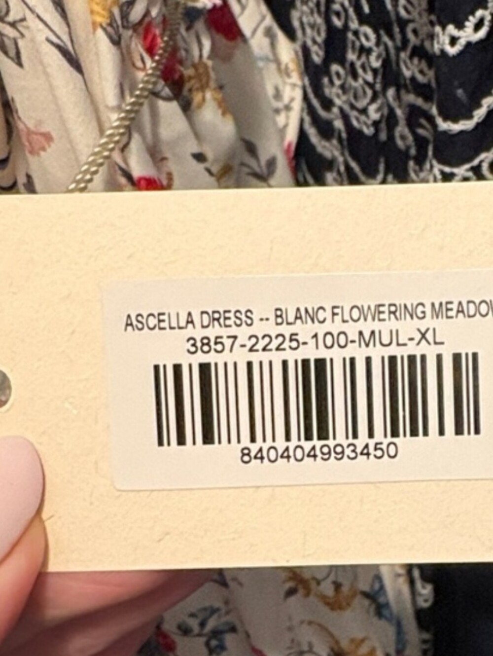 NWT DÔEN Ascella Dress in "Blanc Flowering Meadow" Midi Dress - Picture 6 of 15